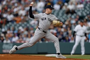 Will Warren (pictured) has excelled filling Luis Gil's rotation spot for the Yankees.