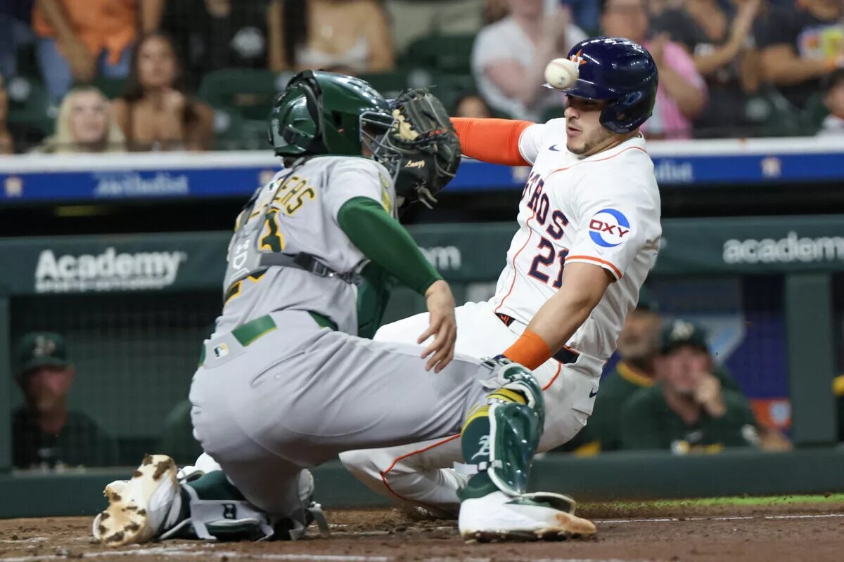 Could Shea Langeliers (left) be a first-time MLB All-Star in 2026?