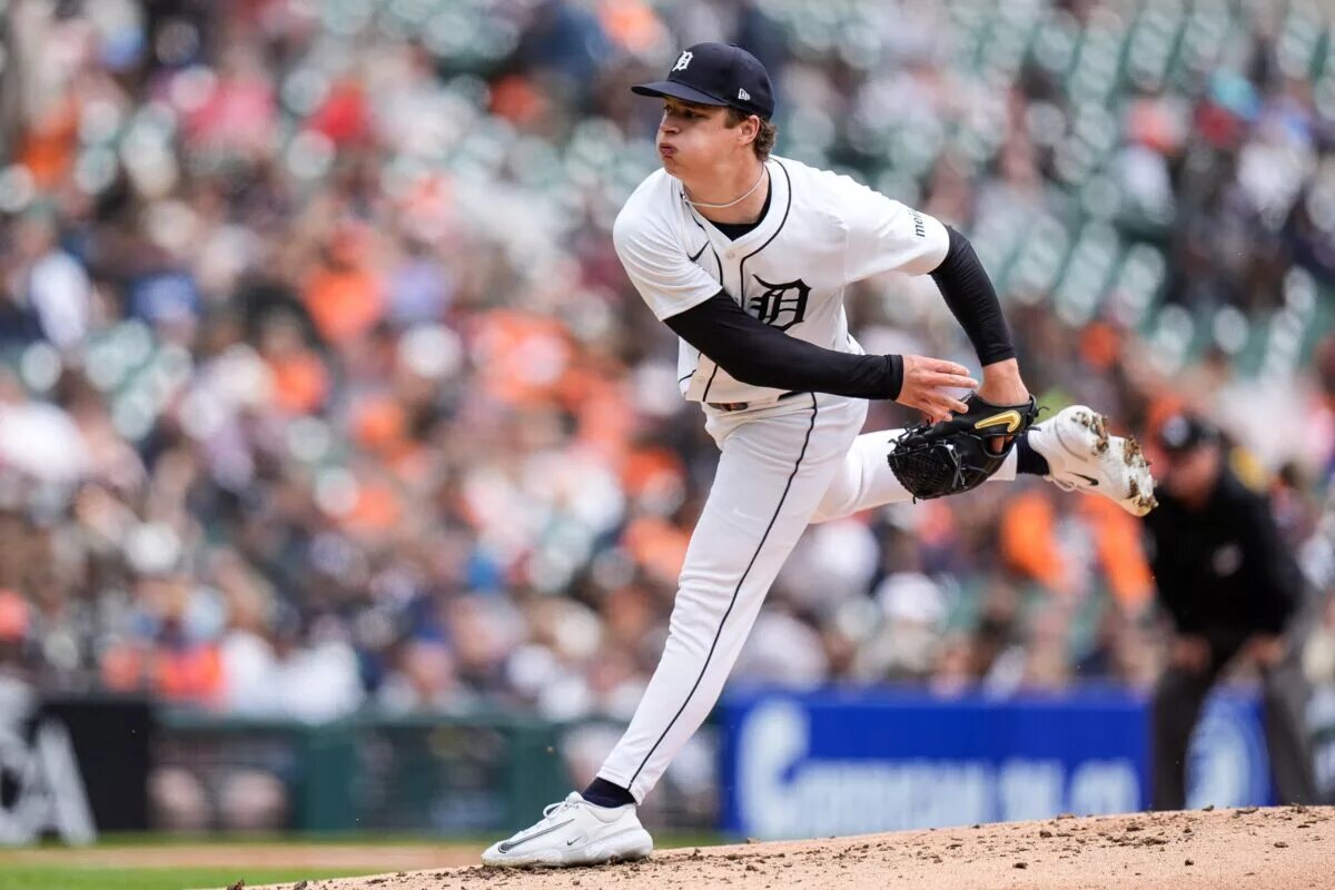 The Tigers placed starter Jackson Jobe (elbow) on the 15-day injured list on Friday.