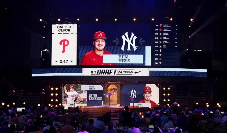 The Yankees will have the 39th overall pick in the upcoming MLB Draft.