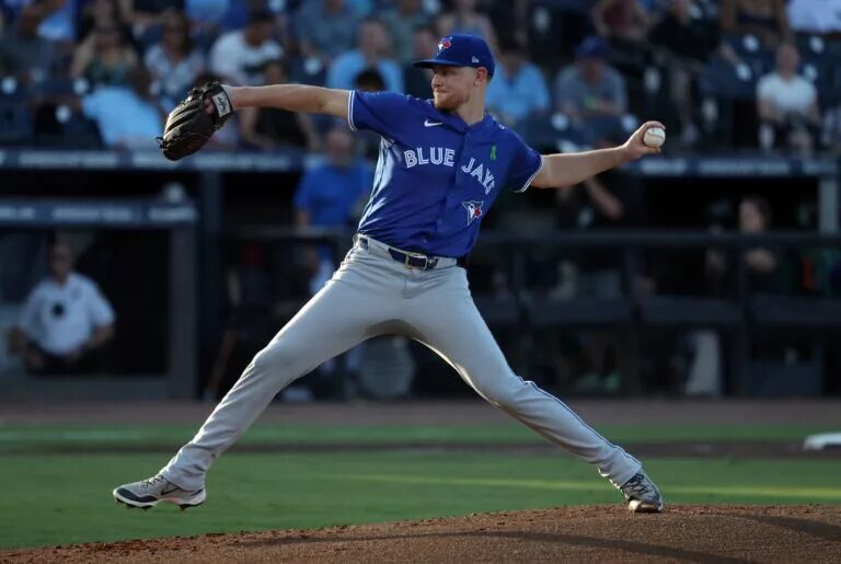 The Blue Jays will move Eric Lauer (pictured) to the bullpen as they ease Shane Bieber into the rotation.
