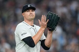 Tigers ace Tarik Skubal reached the 100 strikeout mark for the season in Friday's win over the Cubs.