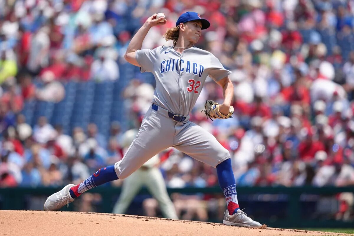 Chicago Cubs pitcher Ben Brown