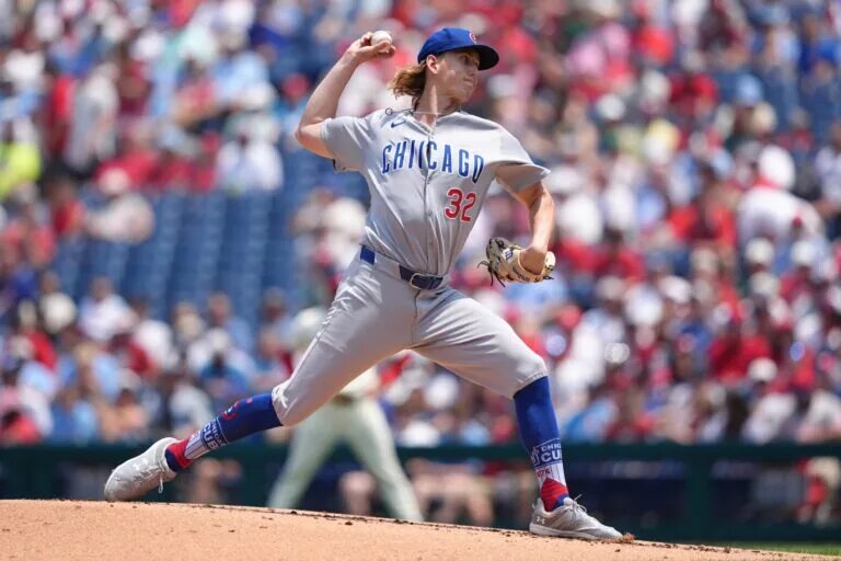 Chicago Cubs pitcher Ben Brown