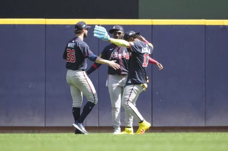 The Braves will come back home to Atlanta after finally winning a road series in Milwaukee.