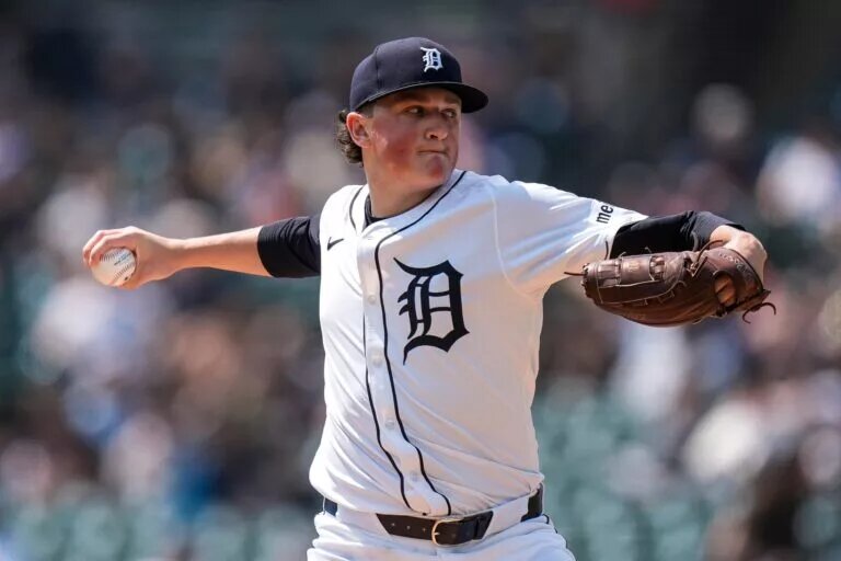 Reese Olson will return to the mound for the Tigers on Friday against Cleveland.