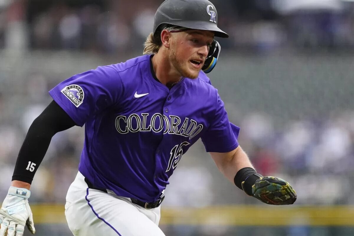 Rockies catcher Hunter Goodman will be the team's lone All-Star representative this year.