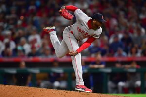 Former Yankees closer Aroldis Chapman is enjoying a career renaissance with the arch-rival Red Sox.