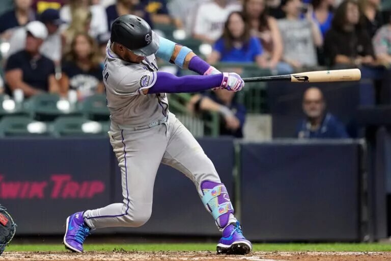 Thairo Estrada has found his groove offensively, especially at Coors Field, in his first season with the Rockies.