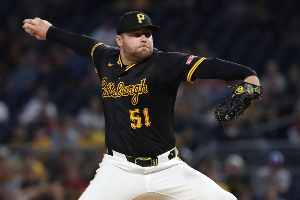 David Bednar (pictured) and Dennis Santana are two Pirates relievers involved in the latest Phillies trade rumors.