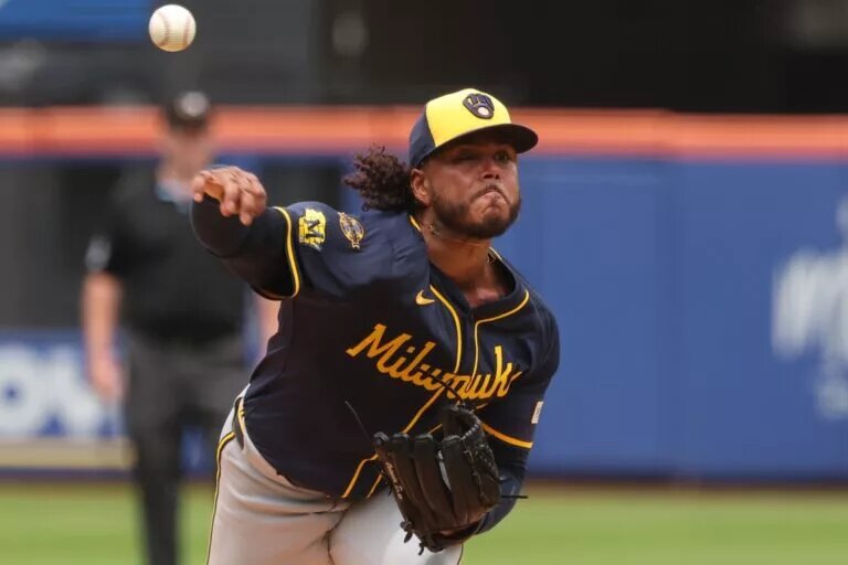 Freddy Peralta has landed with the Mets in a four-player trade with the Brewers.