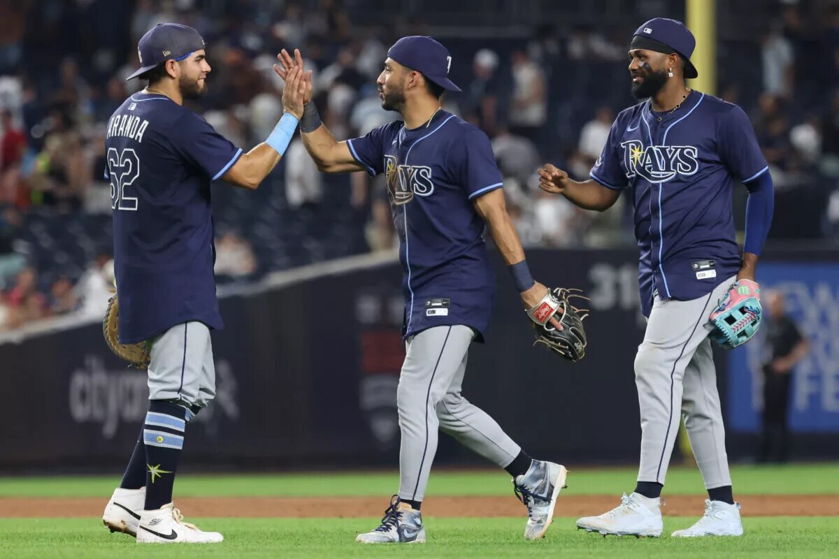 Jonathan Aranda could return to the Rays for the last week of the season.
