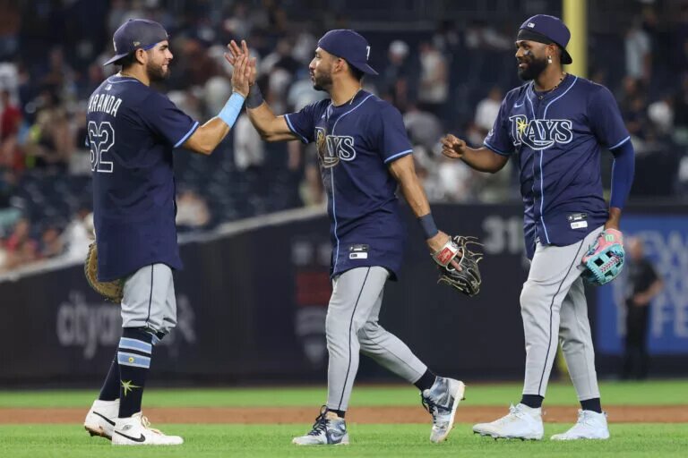 Jonathan Aranda could return to the Rays for the last week of the season.