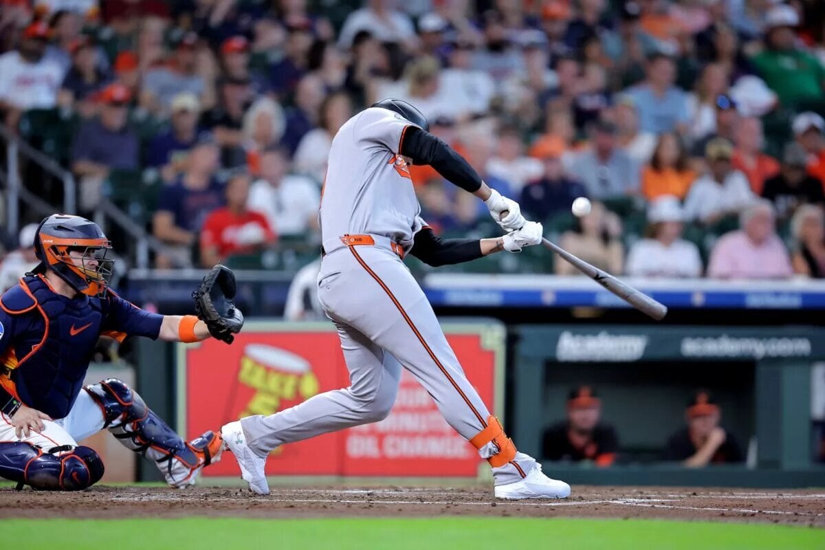 Rookie Samuel Basallo made his MLB debut for the Orioles in mid-August.