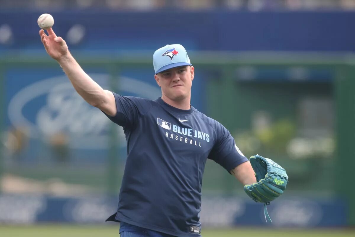 Rookie Braydon Fisher has been a success story in the Blue Jays bullpen this season.