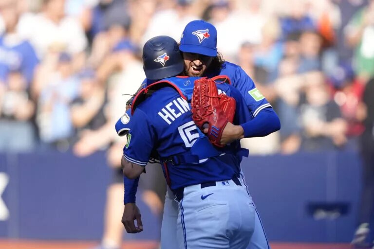 Tyler Heineman has been an invaluable backup for the Blue Jays, both at the plate and behind it.