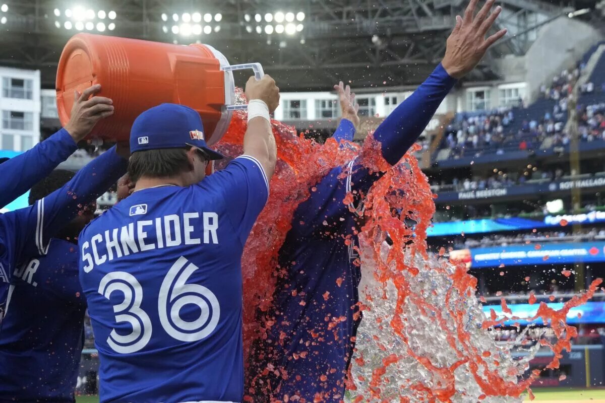 The Blue Jays lead MLB in comeback wins with 43.