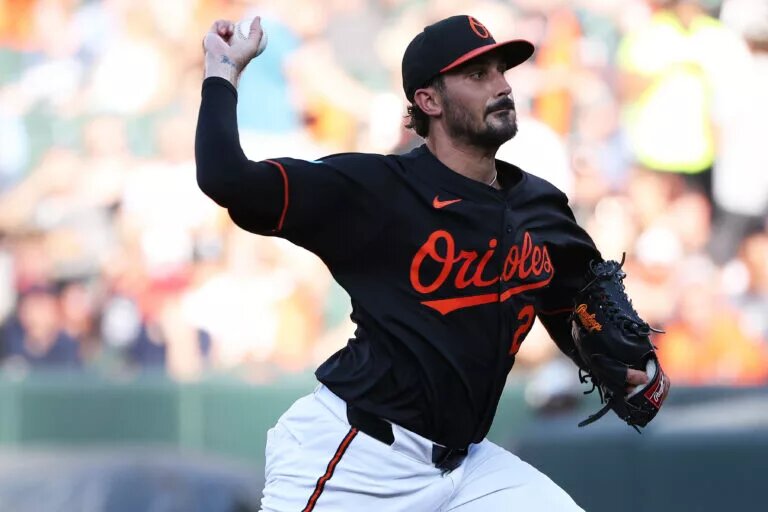 Zach Eflin will miss the rest of the season for the Orioles after undergoing Tommy John surgery.