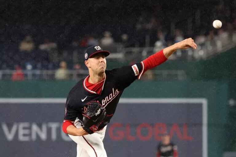 MacKenzie Gore had his introductory press conference with the Texas Rangers on Thursday.