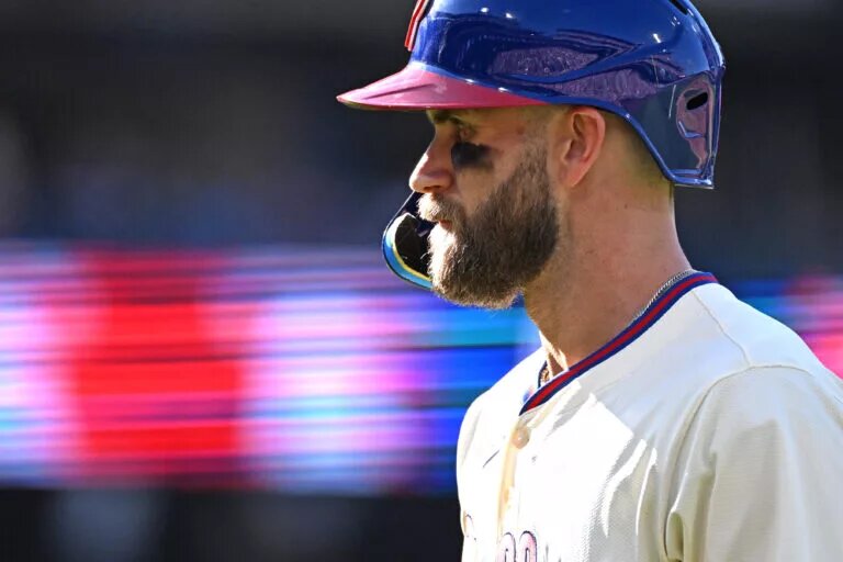Phillies president Dave Dombrowski created a stir by questioning whether Bryce Harper is still an elite player.