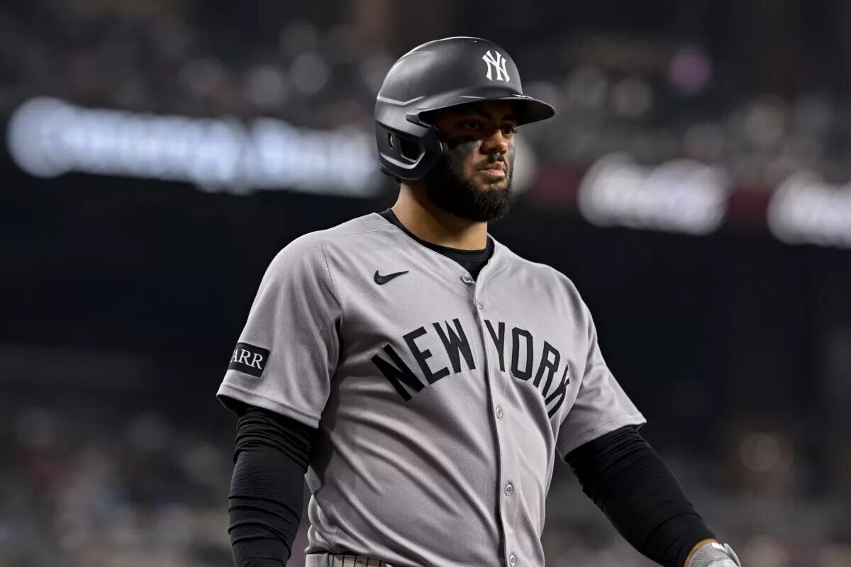 Jasson Domínguez was one of three Yankees optioned to Triple-A on Friday.
