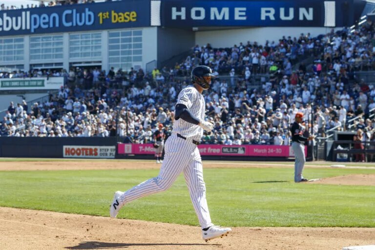 Yankees prospect Spencer Jones was assigned to Triple-A to start the season, but is expected to debut sometime in 2026.
