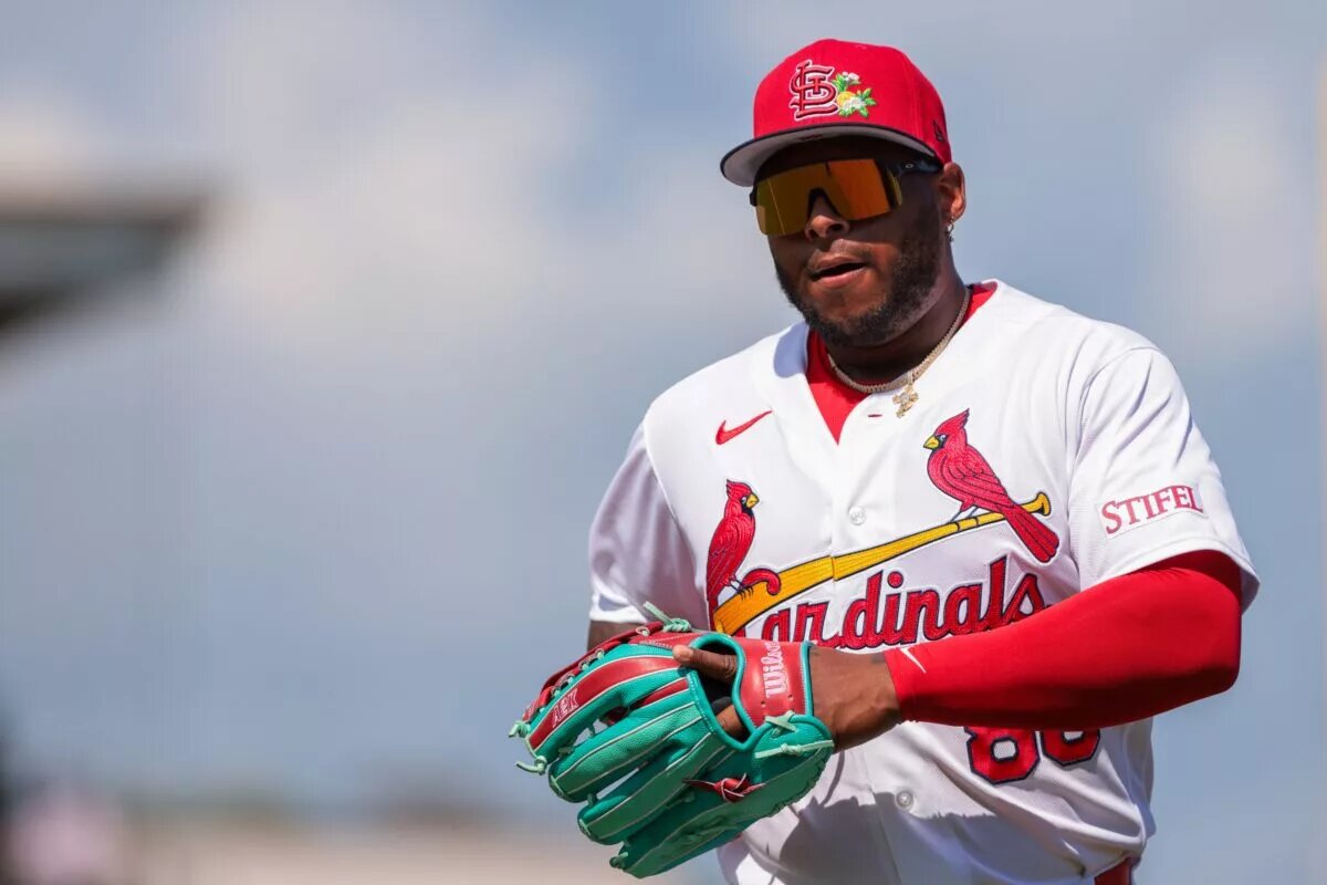 Nelson Velazquez is a prime candidate to start in left field for the Cardinals on Opening Day.