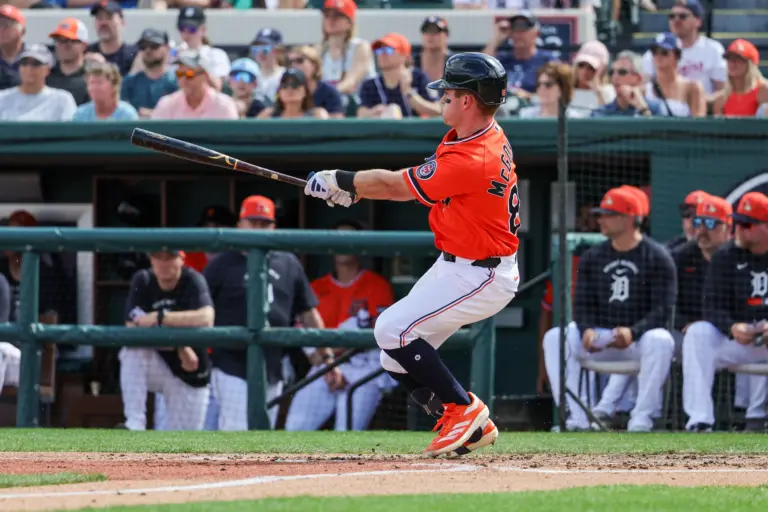 Kevin Mcgonigle went 4-for-5 in his MLB debut, leading the Tigers to an Opening Day win.
