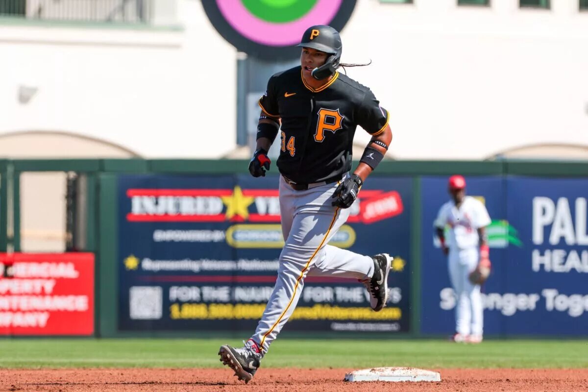 Jhostynxon Garcia's strong spring is giving him a shot at a spot on the Pirates roster.