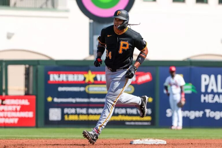 Jhostynxon Garcia's strong spring is giving him a shot at a spot on the Pirates roster.