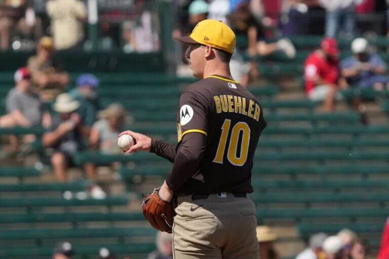 Walker Buehler occupying the back end of the rotation is one of the Padres' roster surprises to begin the season.