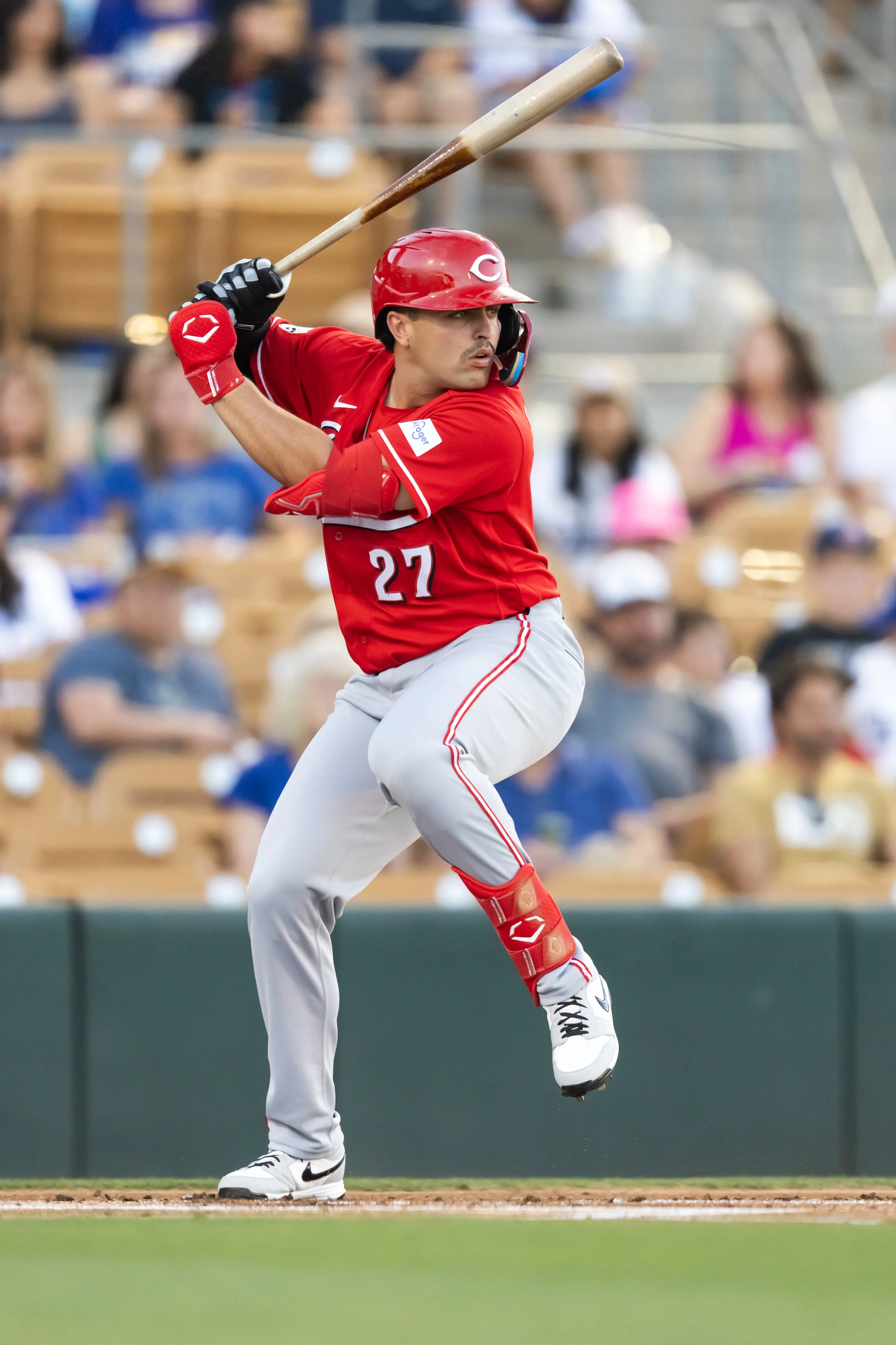 Sal Stewart is a favorite to take home NL Rookie of the Year this season.