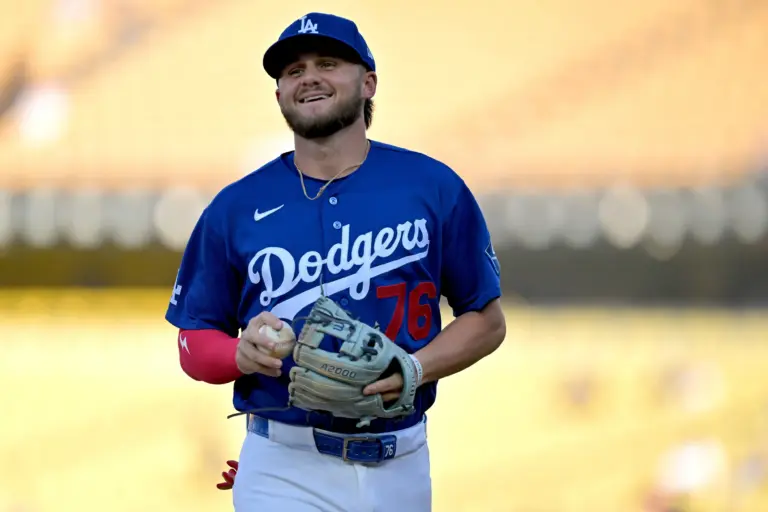 Alex Freeland won the Dodgers' second base battle this spring.