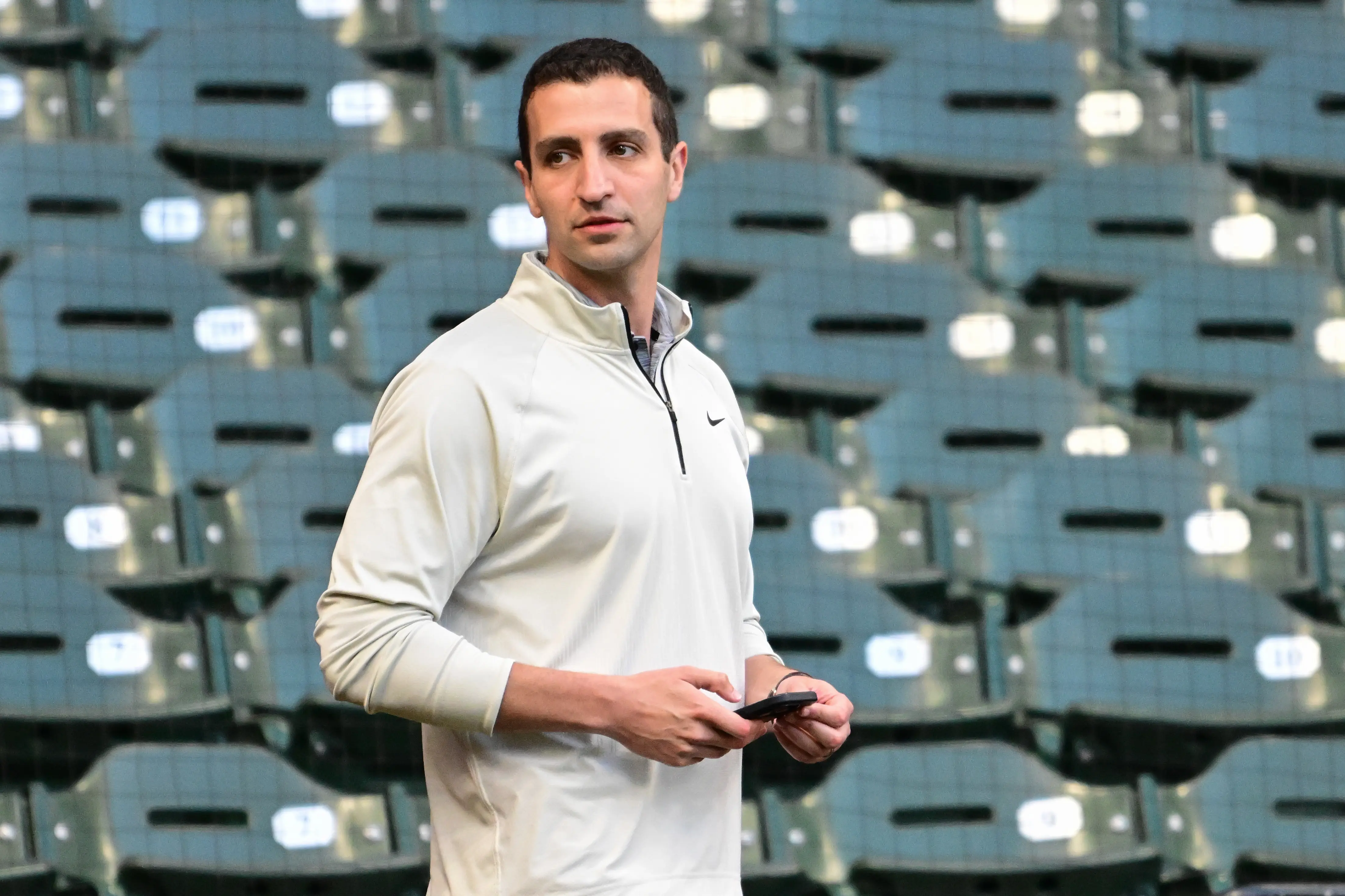 Mets PBO David Sterns returns to Milwaukee.CREDIT: Benny Sieu-Imagn Images