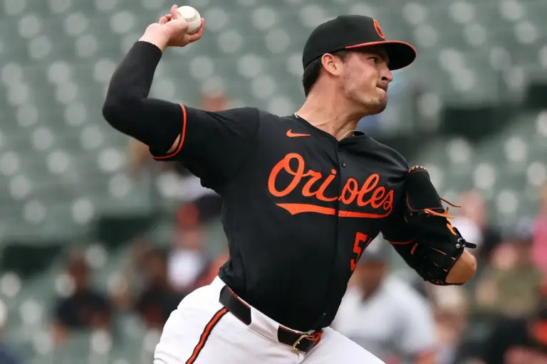 The Dodgers have acquired pitcher Chayce McDermott in a trade with the Orioles.