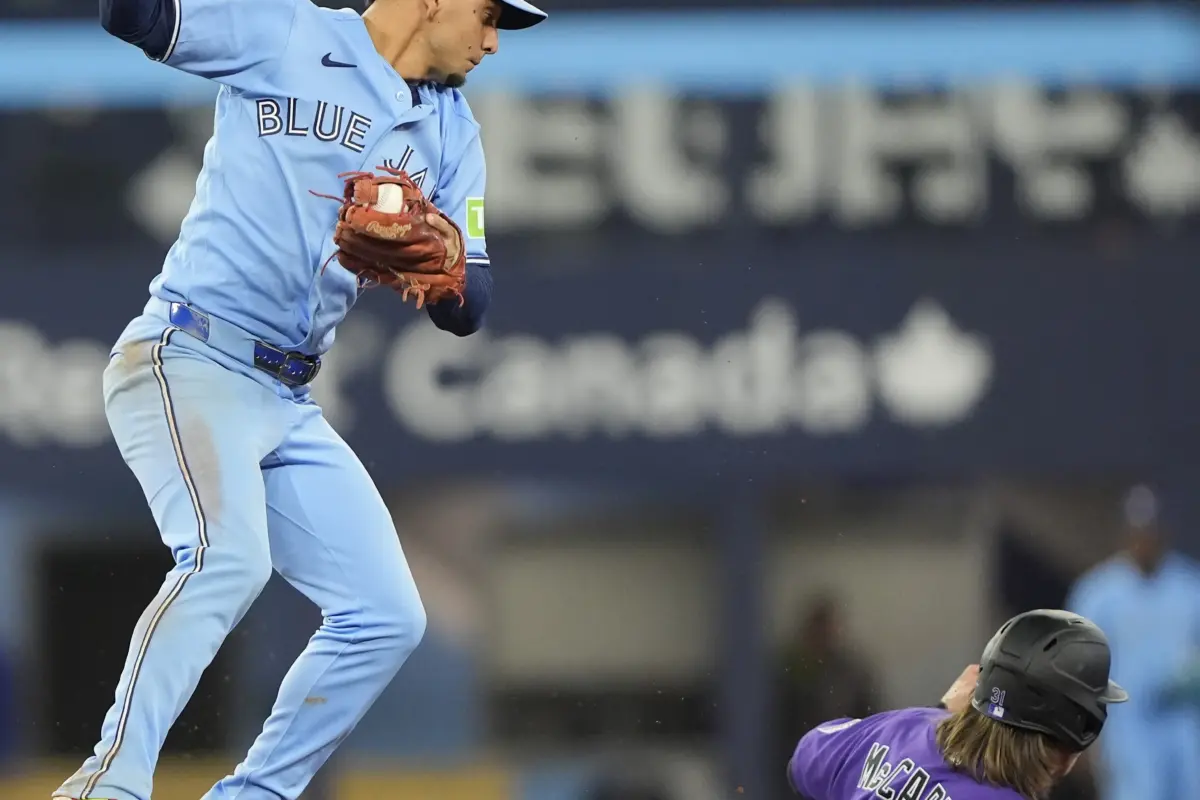 Jake McCarthy's crucial steal in the 8th inning vs the Blue Jays on Wednesday headlines the Rockies' aggressive approach on the basepaths this season