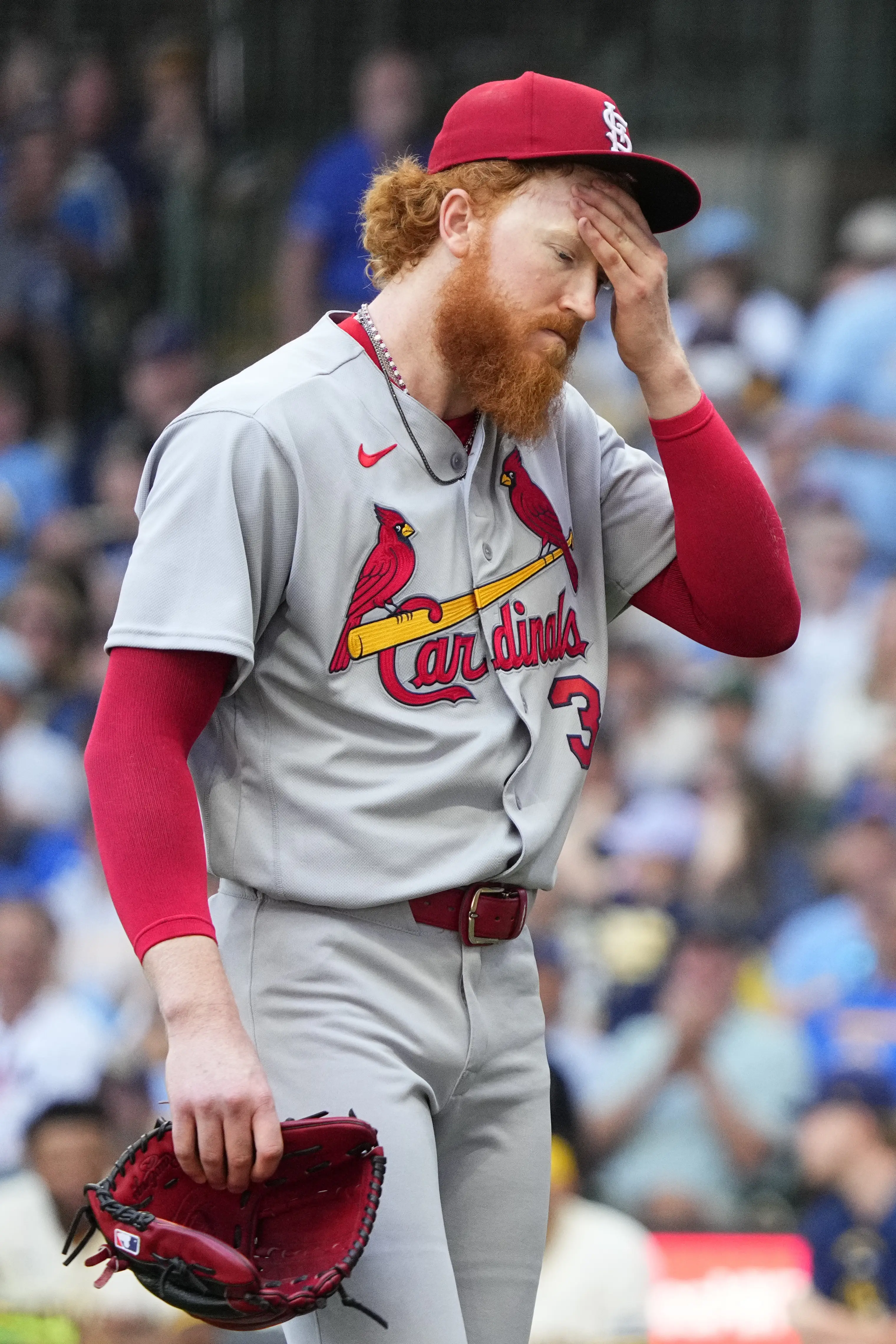 Despite being the hard-luck loser, Dustin May earned a spot on this week's Cardinals' standouts list.