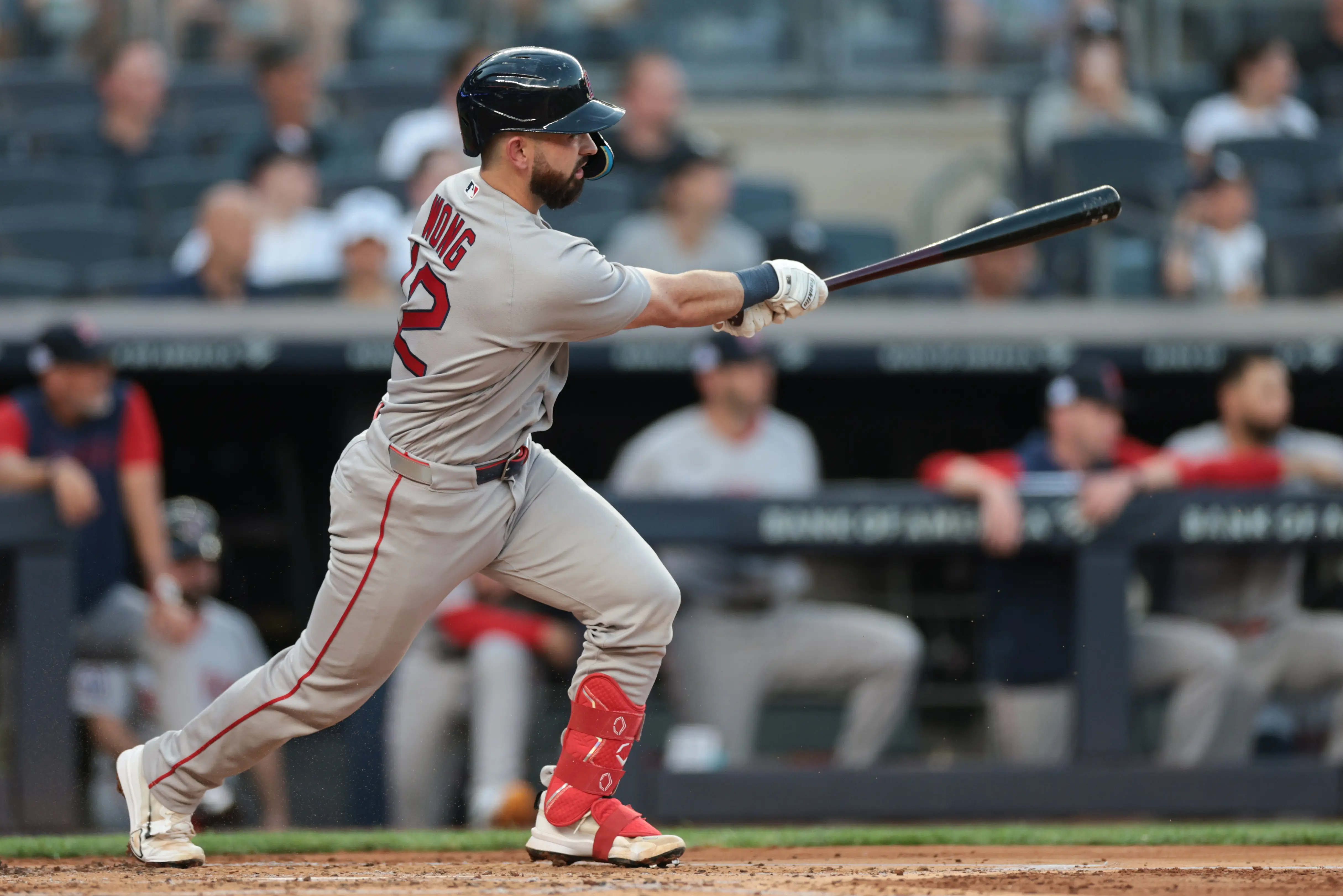 Connor Wong is one of many catchers the Red Sox have used this season.