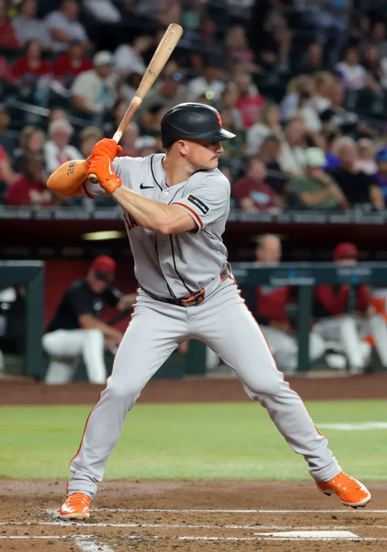 San Francisco Giants third baseman Matt Chapman during an at-bat