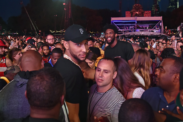 Joel Embiid and Ben Simmons meet again