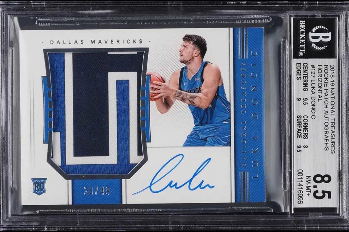 Luka Doncic one of the 10 best basketball cards to own