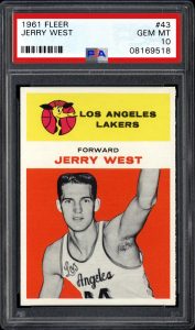 Jerry West rookie card