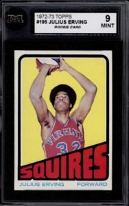 Julius Erving rookie card