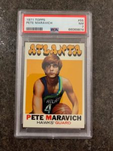 Pete Maravich rookie card