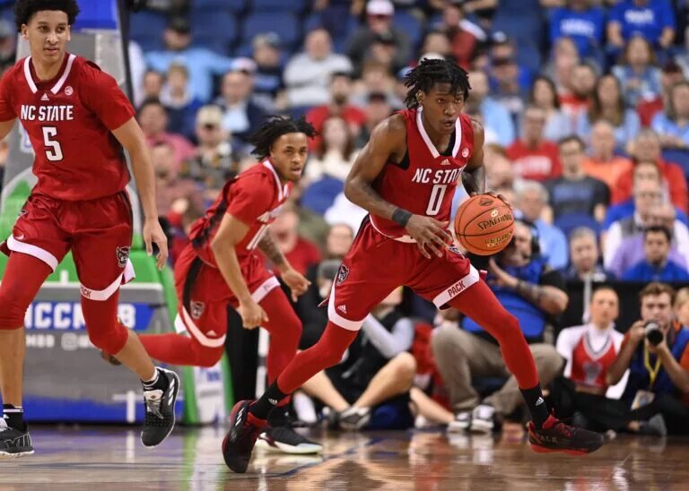 Terquavion Smith leads NC State to a possible cinderella run in the March Madness bracket.