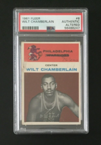 Wilt Chamberlain rookie card