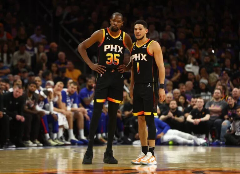 Kevin Durant and Devin Booker, Phoenix Suns