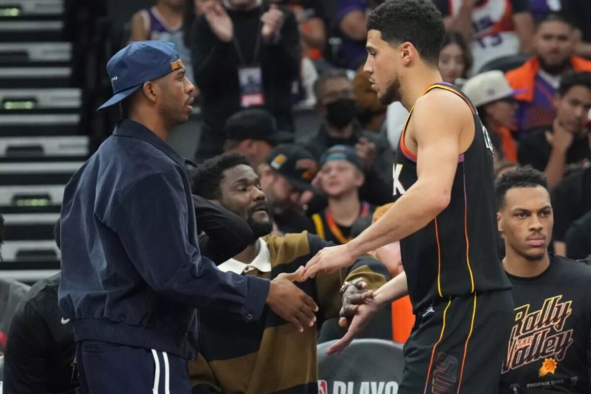 Chris Paul and Devin Booker, Phoenix Suns