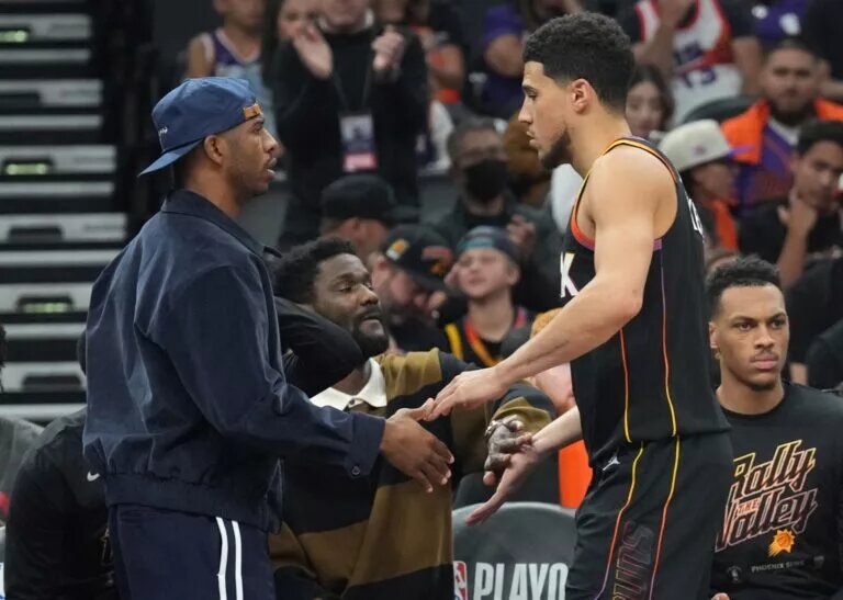 Chris Paul and Devin Booker, Phoenix Suns