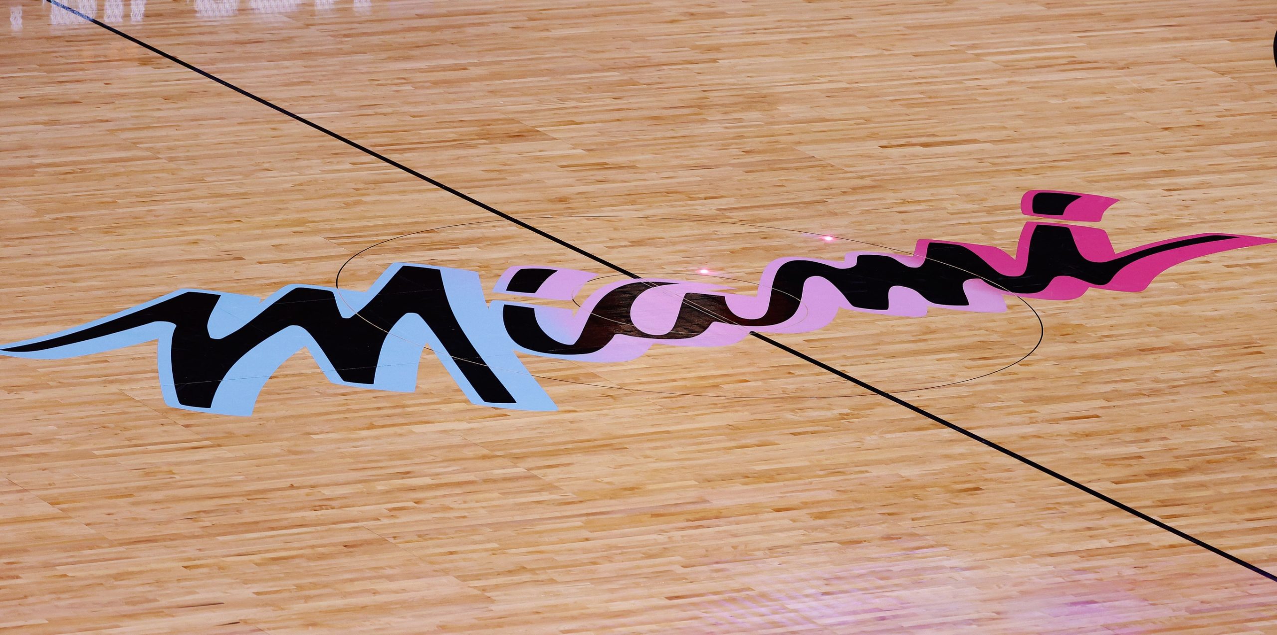 Miami Heat center court
